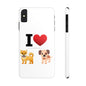 I Heart Dogs - Slim Phone Cases