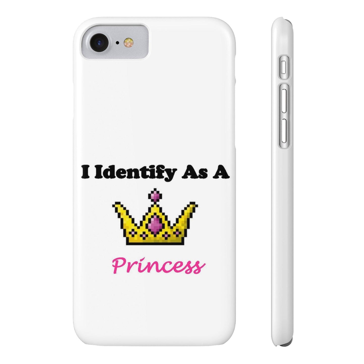 ID Princess (White) - Slim Phone Cases - Better Mode