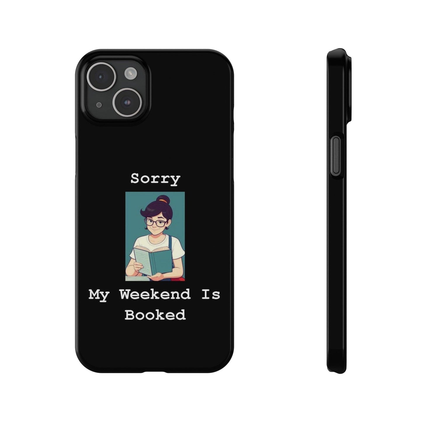 Booked 2 (Black) - Slim Phone Cases - Better Mode