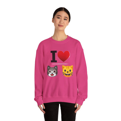 I Heart Cats - Crewneck Sweatshirt - Better Mode