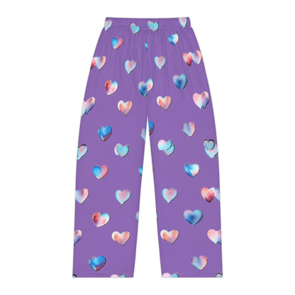 Heart Pattern Women's Pajama Pants