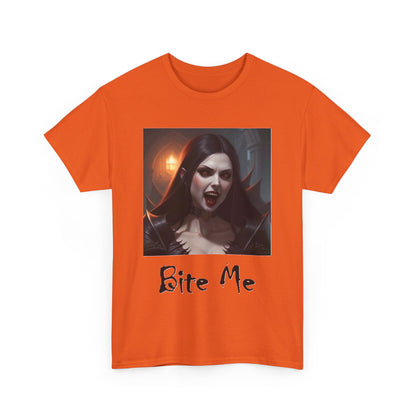 Halloween - Bite Me - Unisex Heavy Cotton T-Shirt