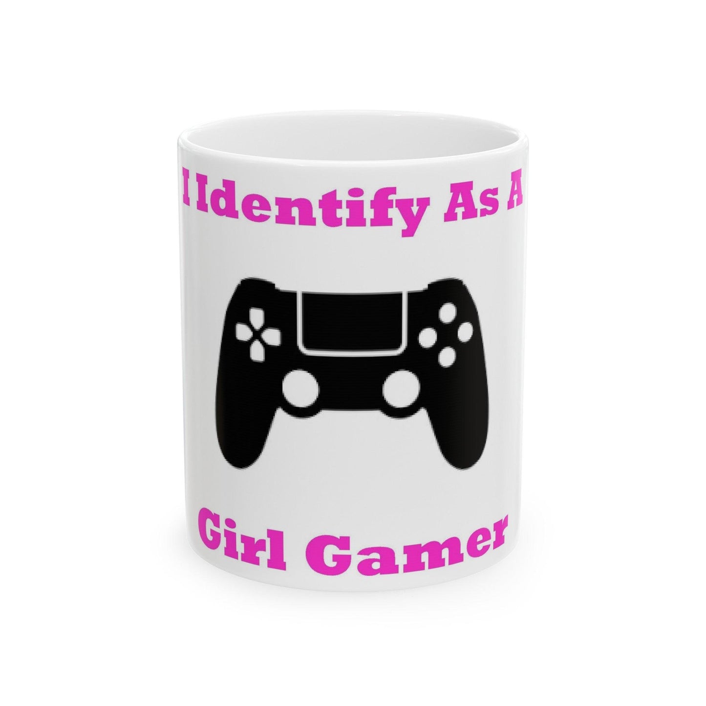 Girl Gamer (White) - Ceramic Mug, (11oz, 15oz) - Better Mode