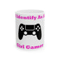 Girl Gamer (White) - Ceramic Mug, (11oz, 15oz) - Better Mode