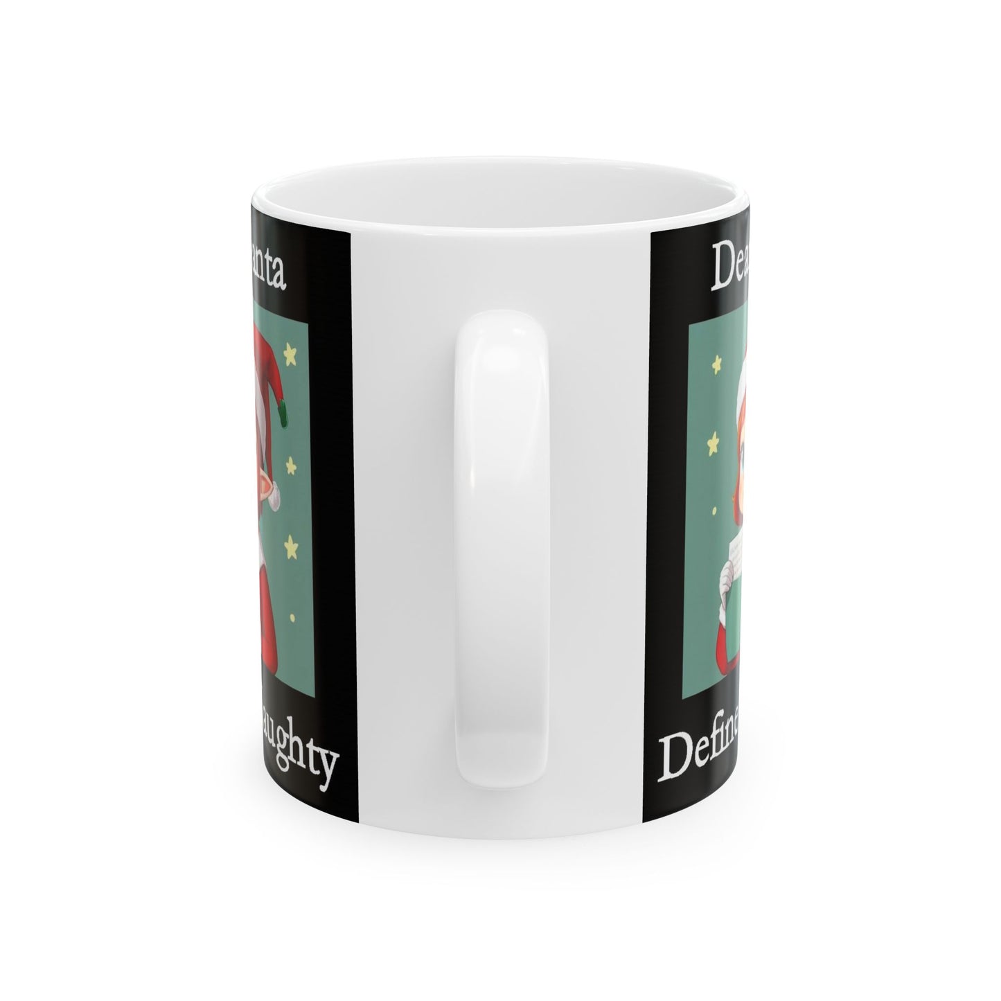 Christmas Dear Santa 2 (Black) - Ceramic Mug, (11oz, 15oz) - Better Mode