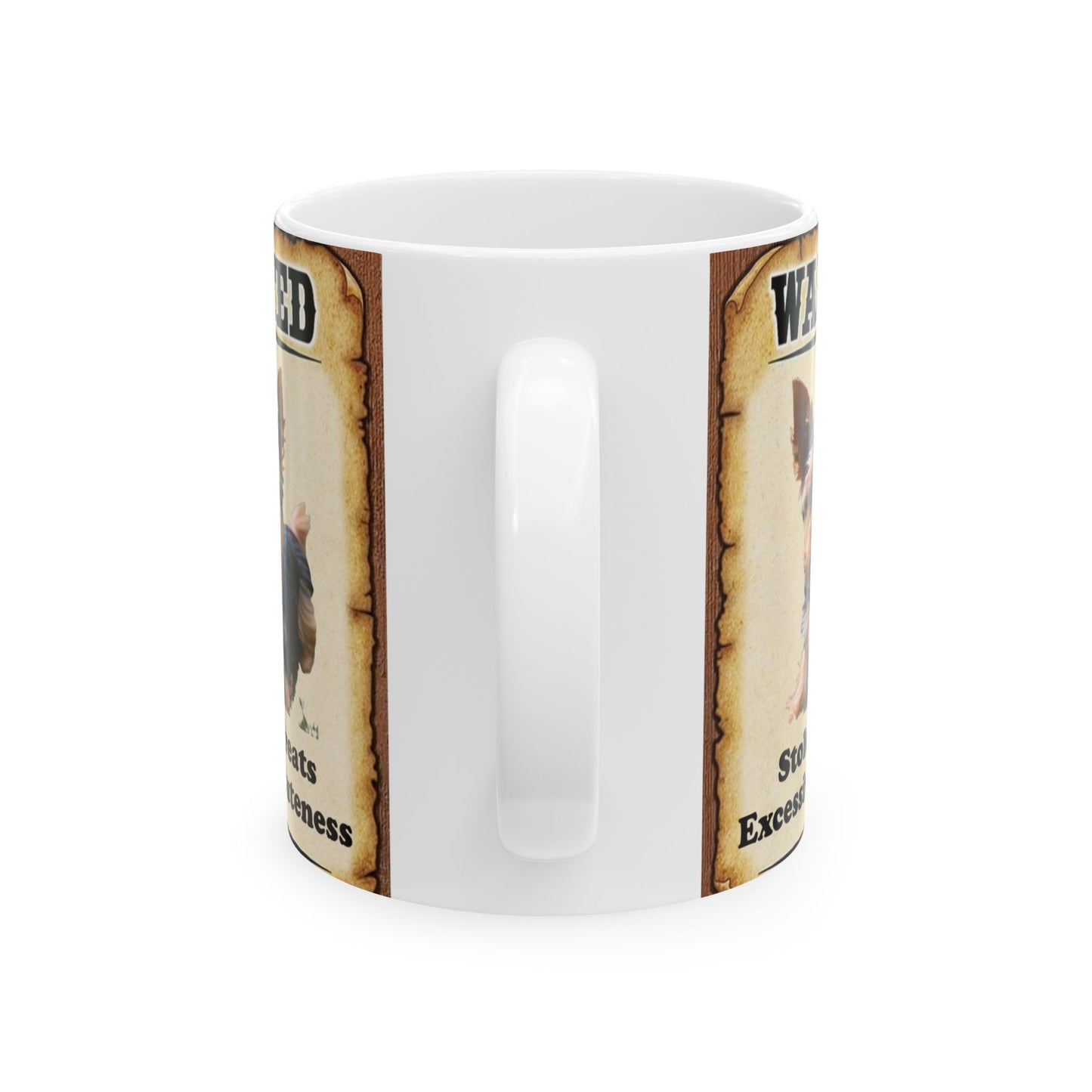 Wanted Poster Ceramic Mug - Yorkie