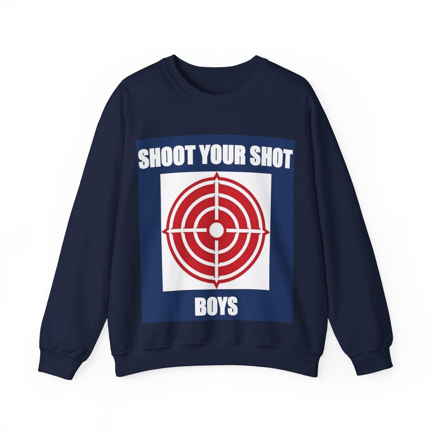 Shoot Shot (Blue) - Unisex Heavy Blend™ Crewneck Sweatshirt