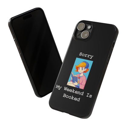 Booked 1 (Black) - Slim Phone Cases - Better Mode