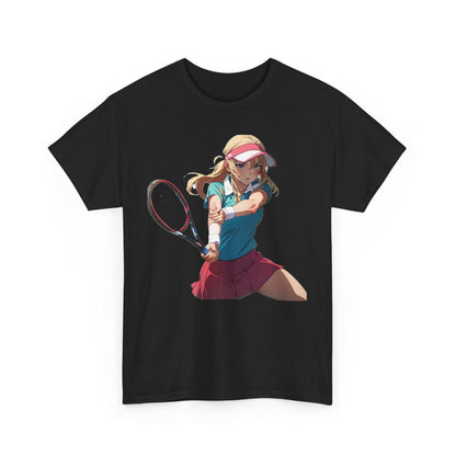 Anime Tennis 3 - Unisex Heavy Cotton T-Shirt