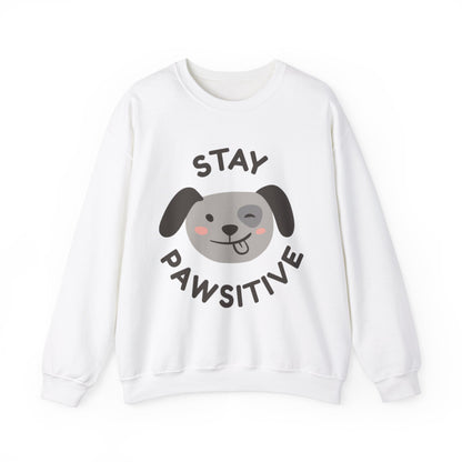 Stay Pawsitive - Crewneck Sweatshirt