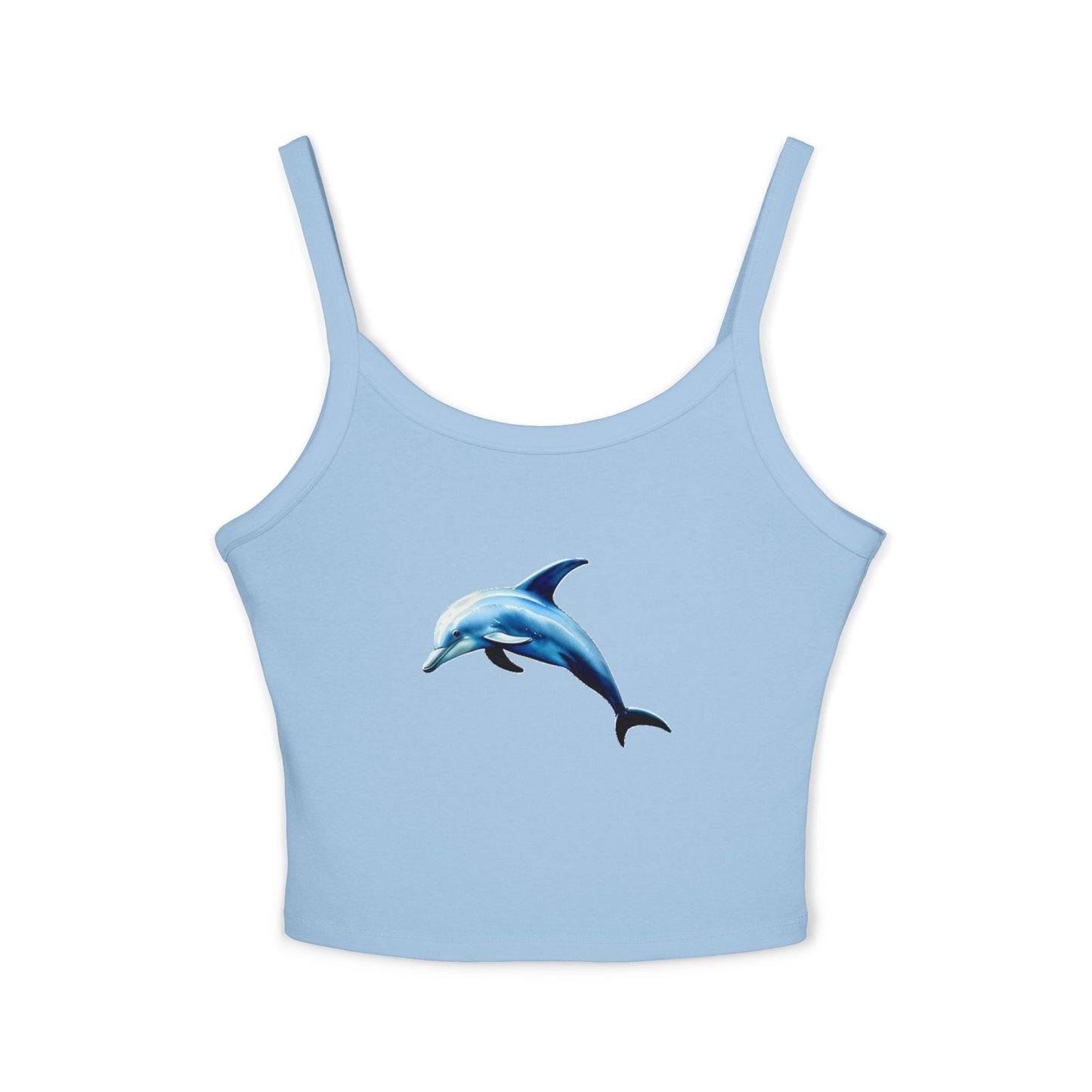 Dolphin - Women's Spaghetti Strap Tank Top