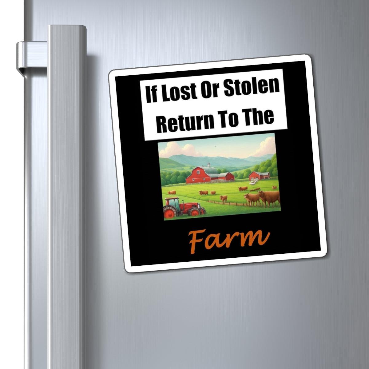 Lost Stolen Farm (Black) - Magnets - Better Mode