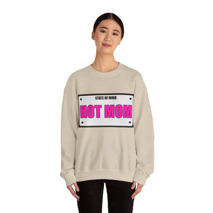 State Of Mind - HOT MOM - Unisex Heavy Blend™ Crewneck Sweatshirt