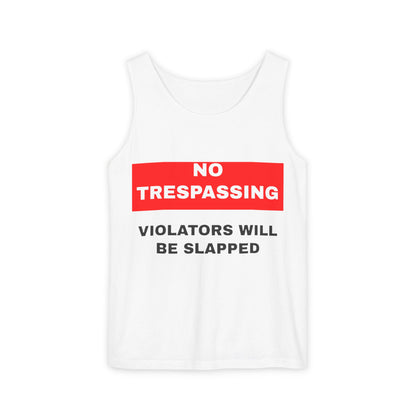 No Trespassing Tank Top