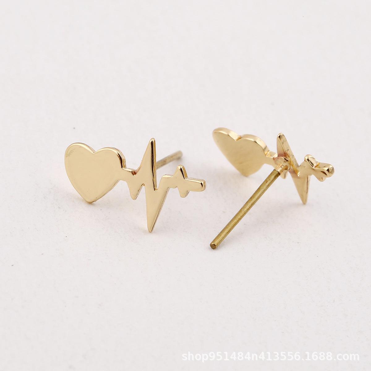 EKG Heart Earrings & Necklaces - Better Mode