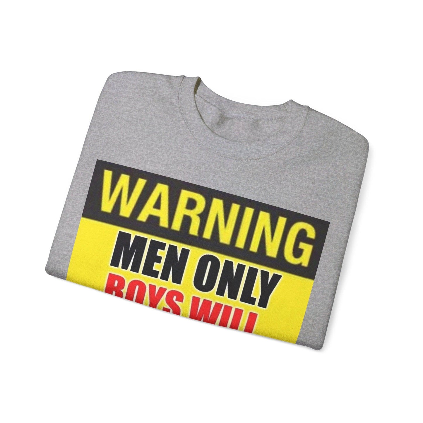 Warning Boys Shot Down - Unisex Heavy Blend™ Crewneck Sweatshirt