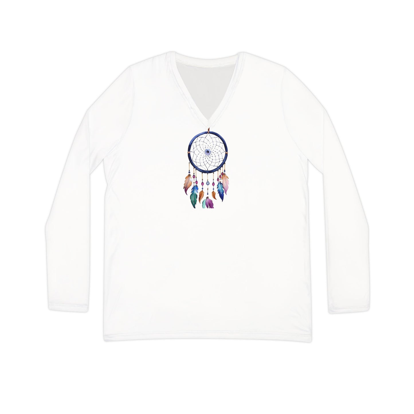 Women's Dreamcatcher Long Sleeve V-neck Shirt