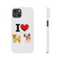 I Heart Dogs - Slim Phone Cases