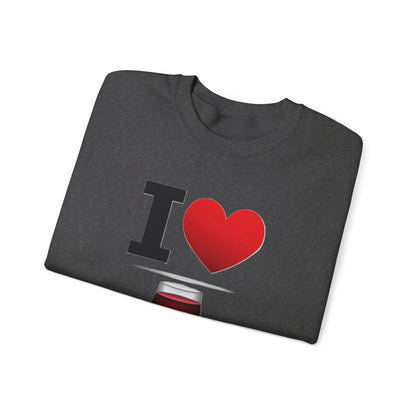 I Heart Wine - Crewneck Sweatshirt