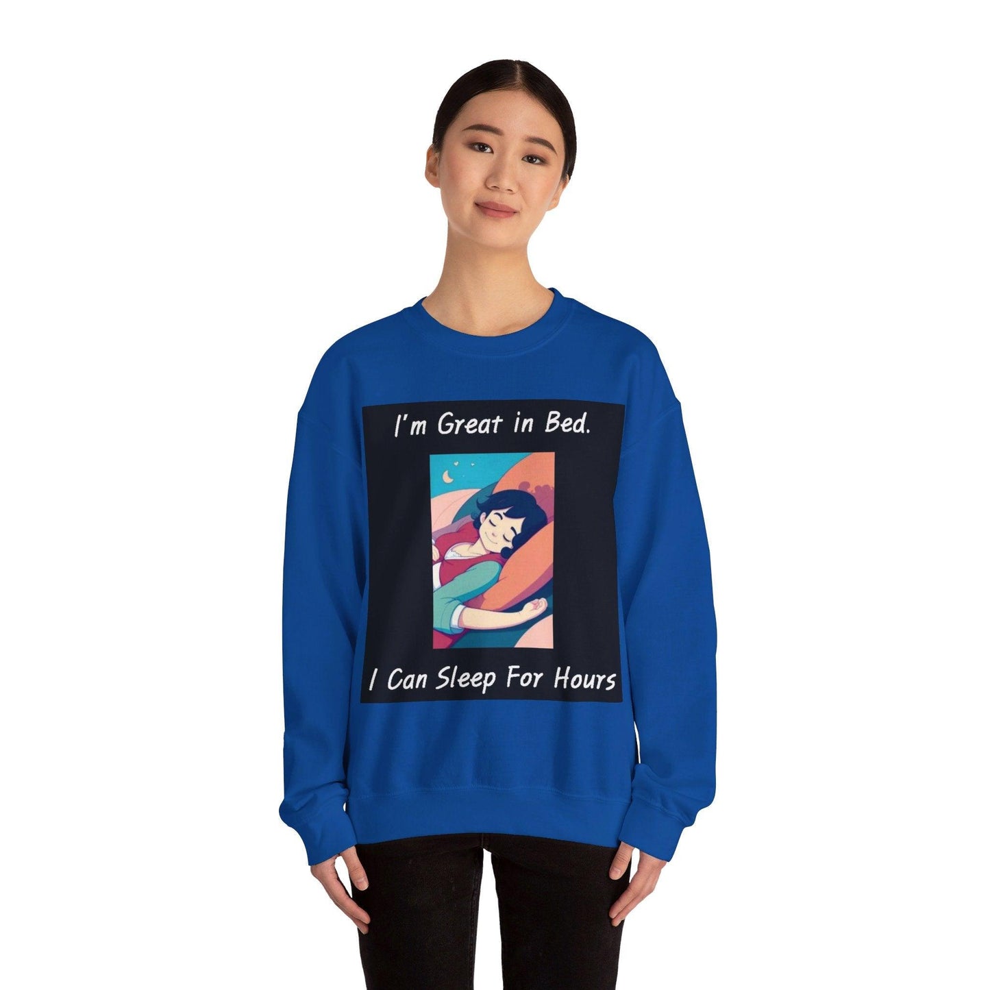 Great In Bed - Unisex Heavy Blend™ Crewneck Sweatshirt