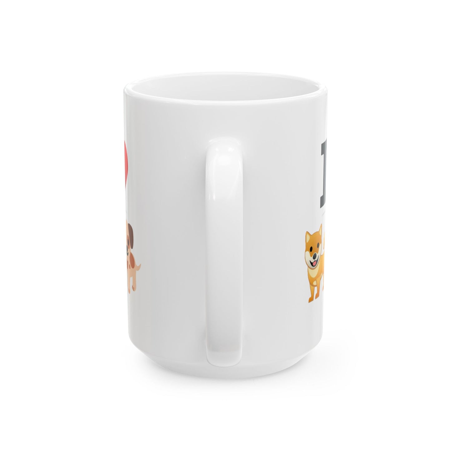 I Heart Dogs Ceramic Mug