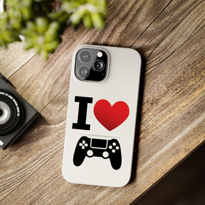 I Heart Gaming - Slim Phone Cases