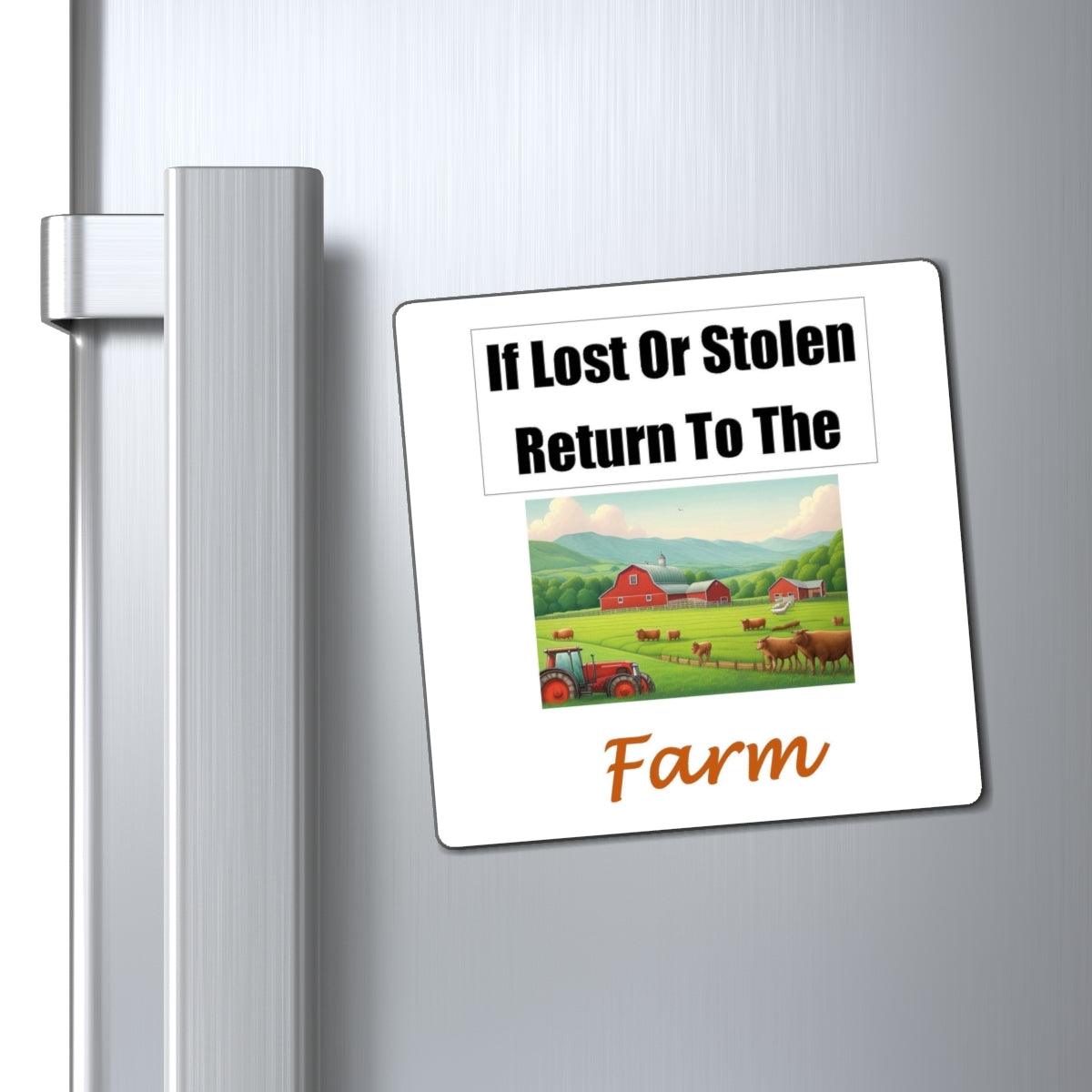 Lost Stolen Farm (White) - Magnets - Better Mode