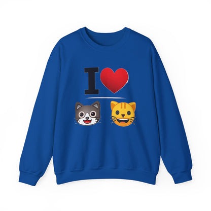 I Heart Cats - Crewneck Sweatshirt