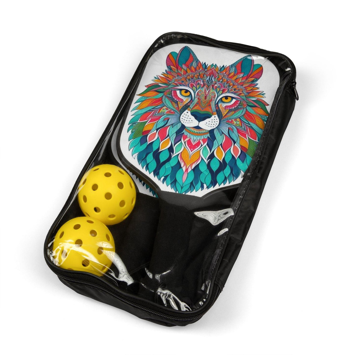 Lion Print - Pickleball Kit