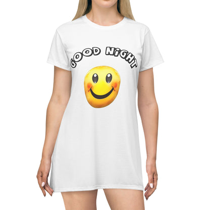 Nightgown T-Shirt Dress - Good Night