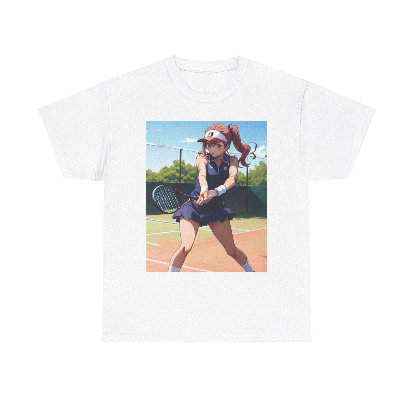 Anime Tennis 7 - Unisex Heavy Cotton T-Shirt