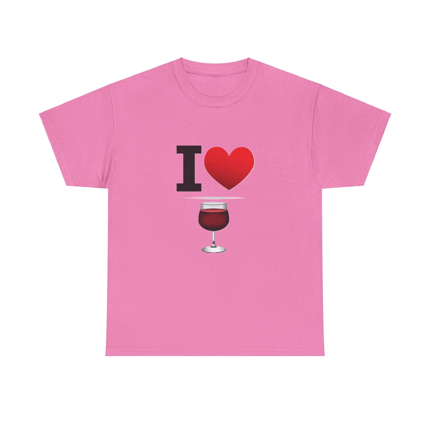 I Heart Wine - Unisex Heavy Cotton T-Shirt - Better Mode