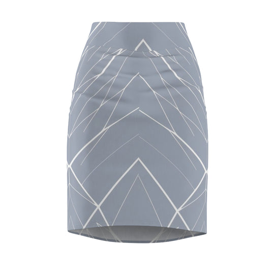 Slate Pattern Women's Pencil Skirt