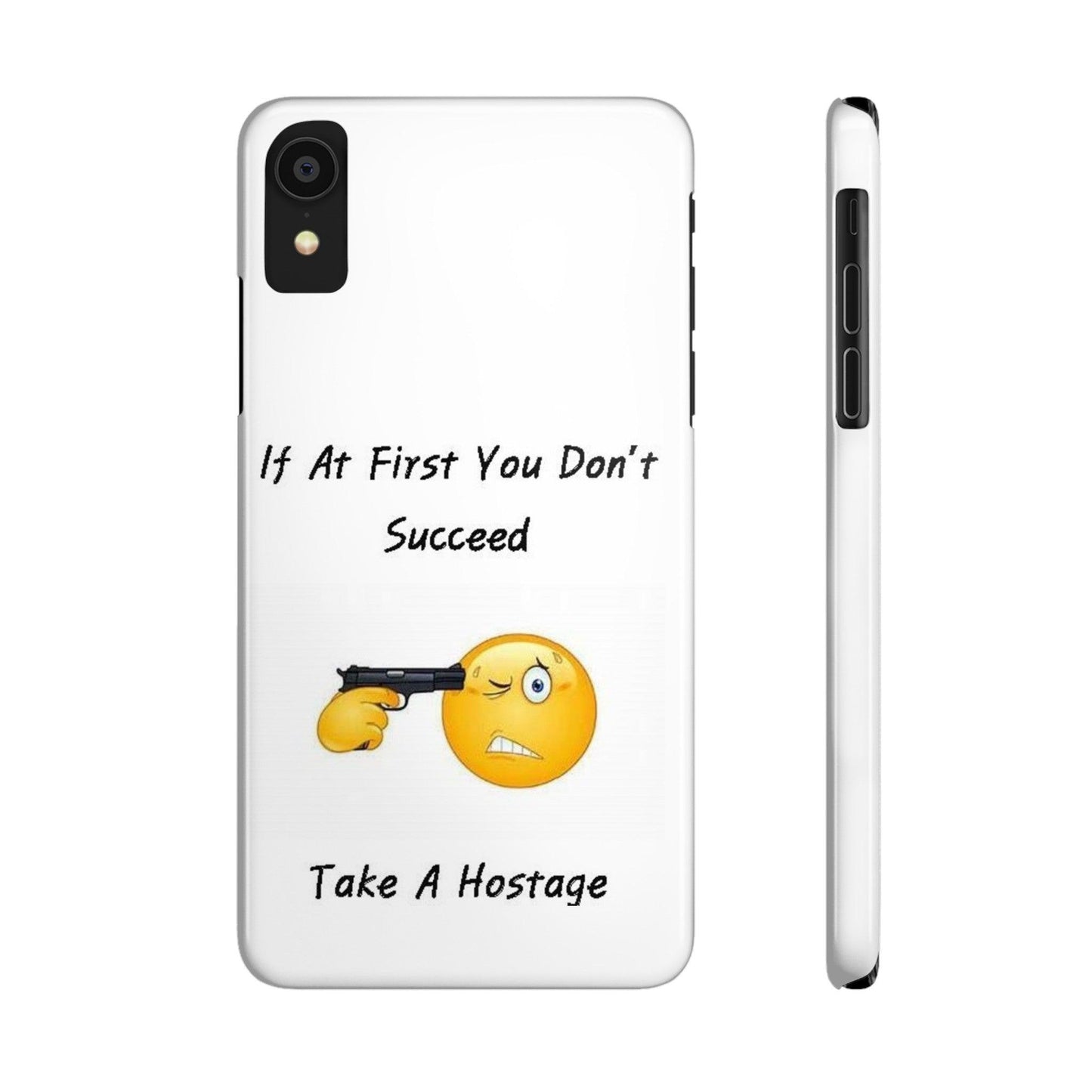 Hostage (White) - Slim Phone Cases - Better Mode