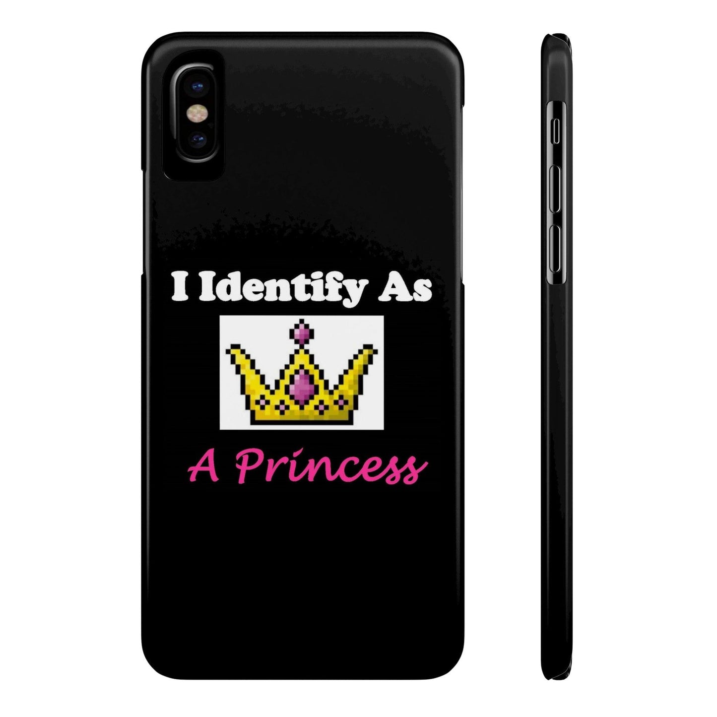 ID Princess (Black) - Slim Phone Cases - Better Mode