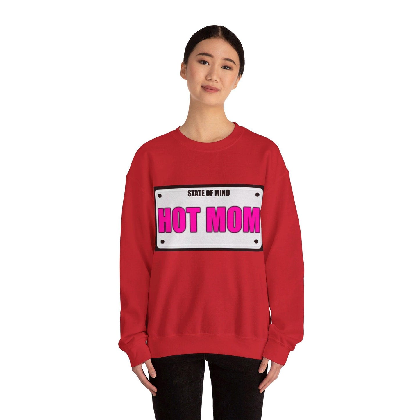 State Of Mind - HOT MOM - Unisex Heavy Blend™ Crewneck Sweatshirt