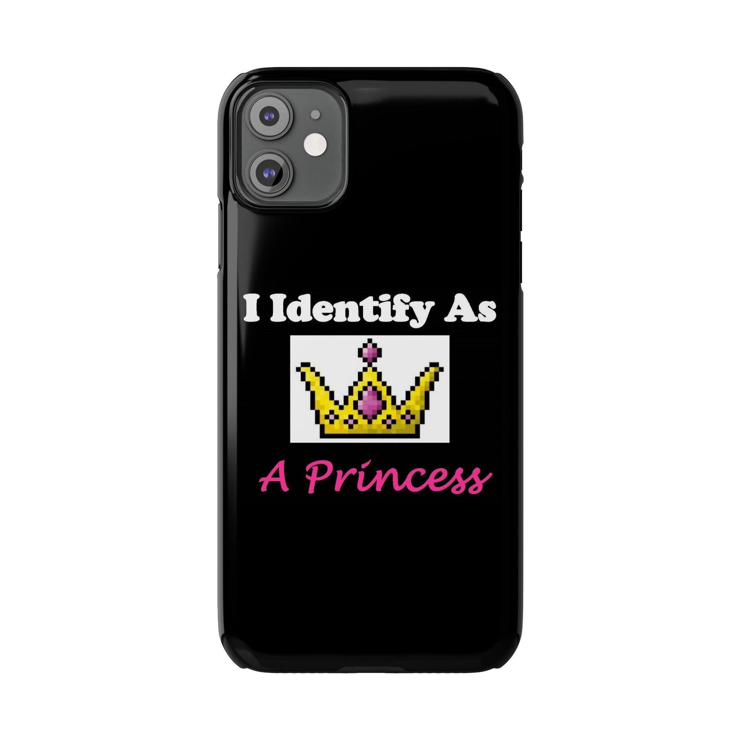 ID Princess (Black) - Slim Phone Cases - Better Mode