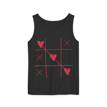 Tic Tac Toe Hearts Tank Top