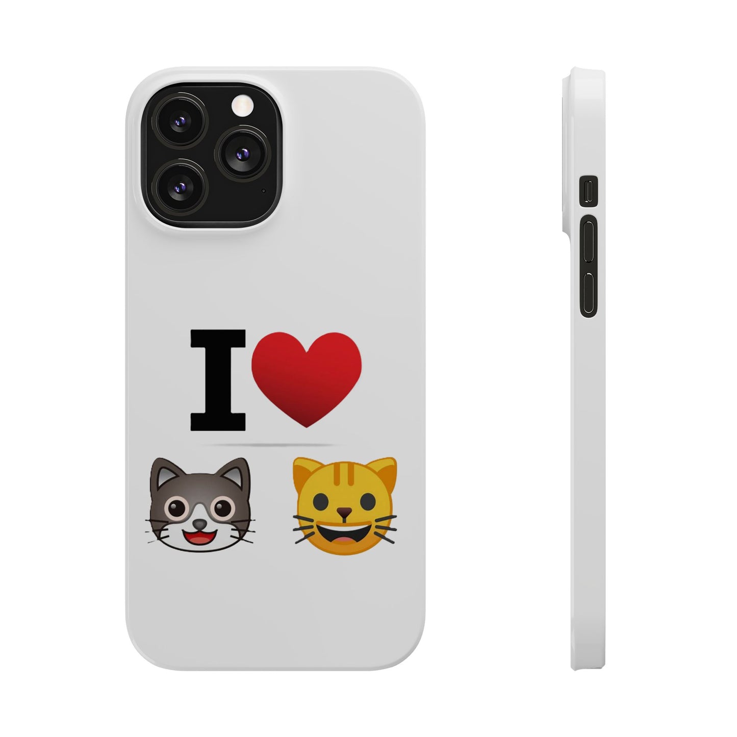 I Heart Cats - Slim Phone Cases