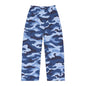 Blue Camo Women's Pajama Pants