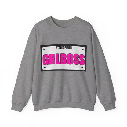 State Of Mind - GRLBOSS - Unisex Heavy Blend™ Crewneck Sweatshirt