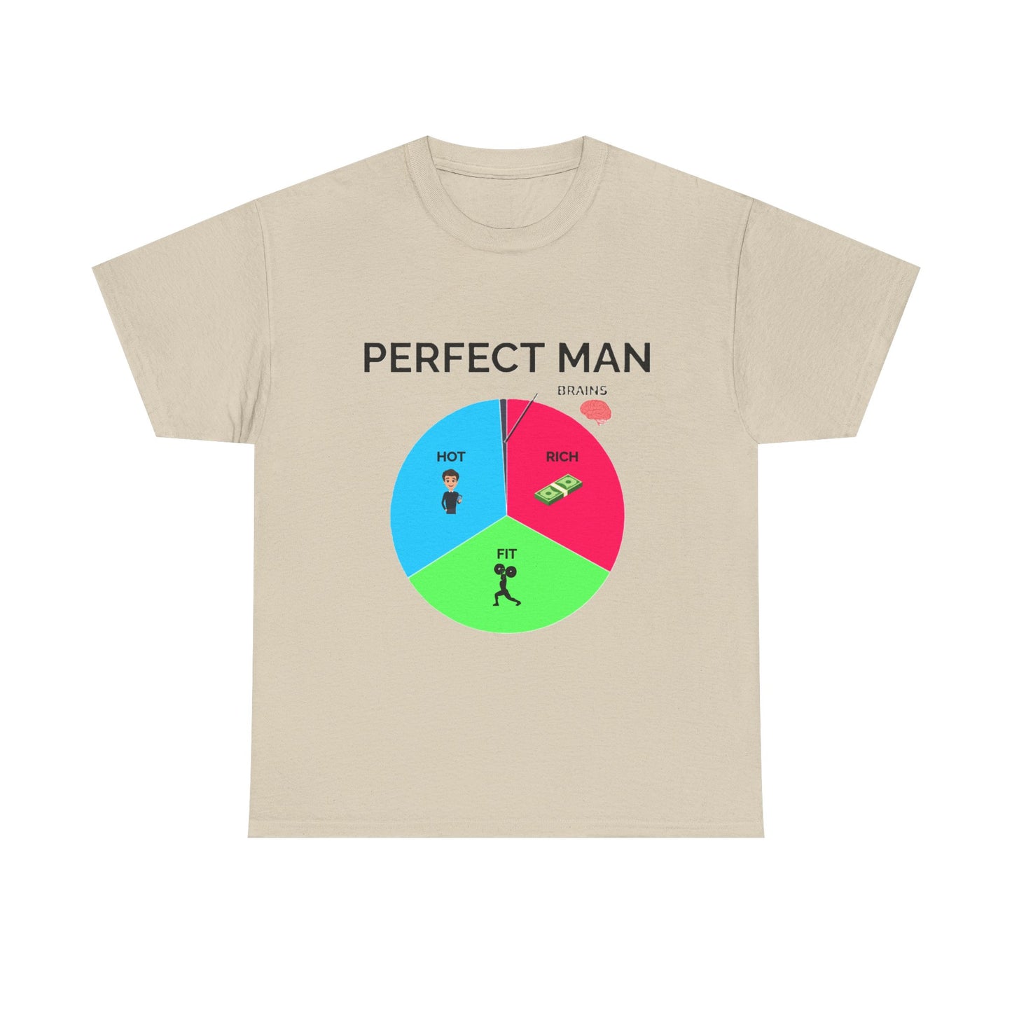 Perfect Man Pie Chart T-Shirt