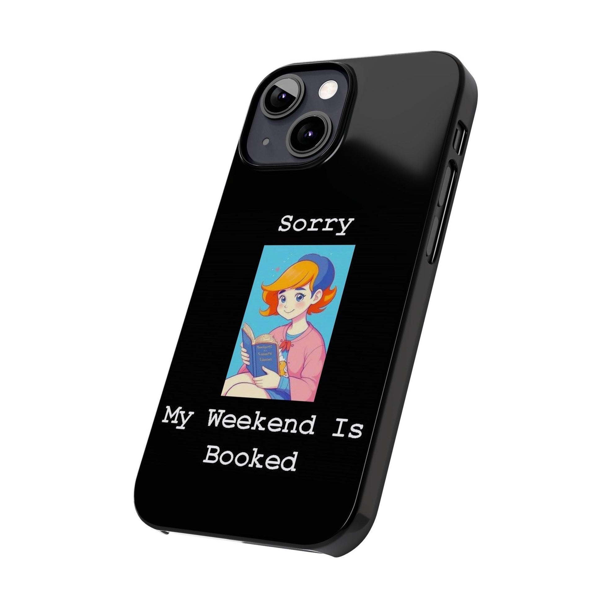 Booked 1 (Black) - Slim Phone Cases - Better Mode