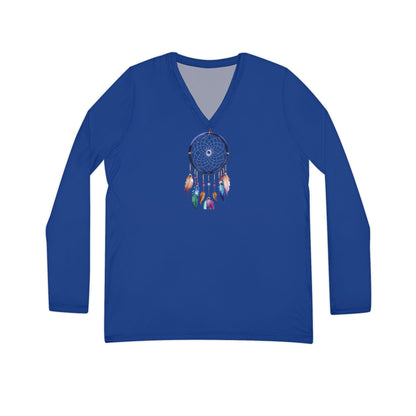 Women's Dreamcatcher Long Sleeve V-neck Shirt