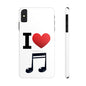 I Heart Music - Slim Phone Cases