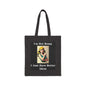 Bossy (Black) - Cotton Canvas Tote Bag - Better Mode