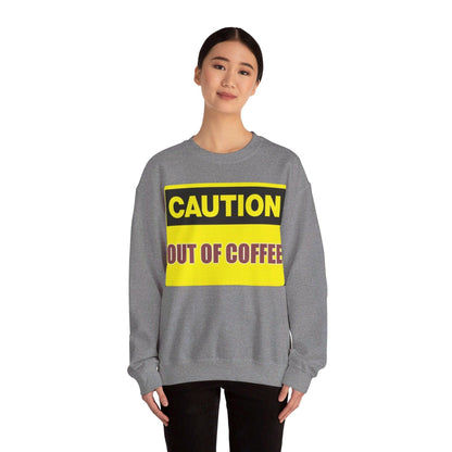 Caution Coffee - Unisex Heavy Blend™ Crewneck Sweatshirt