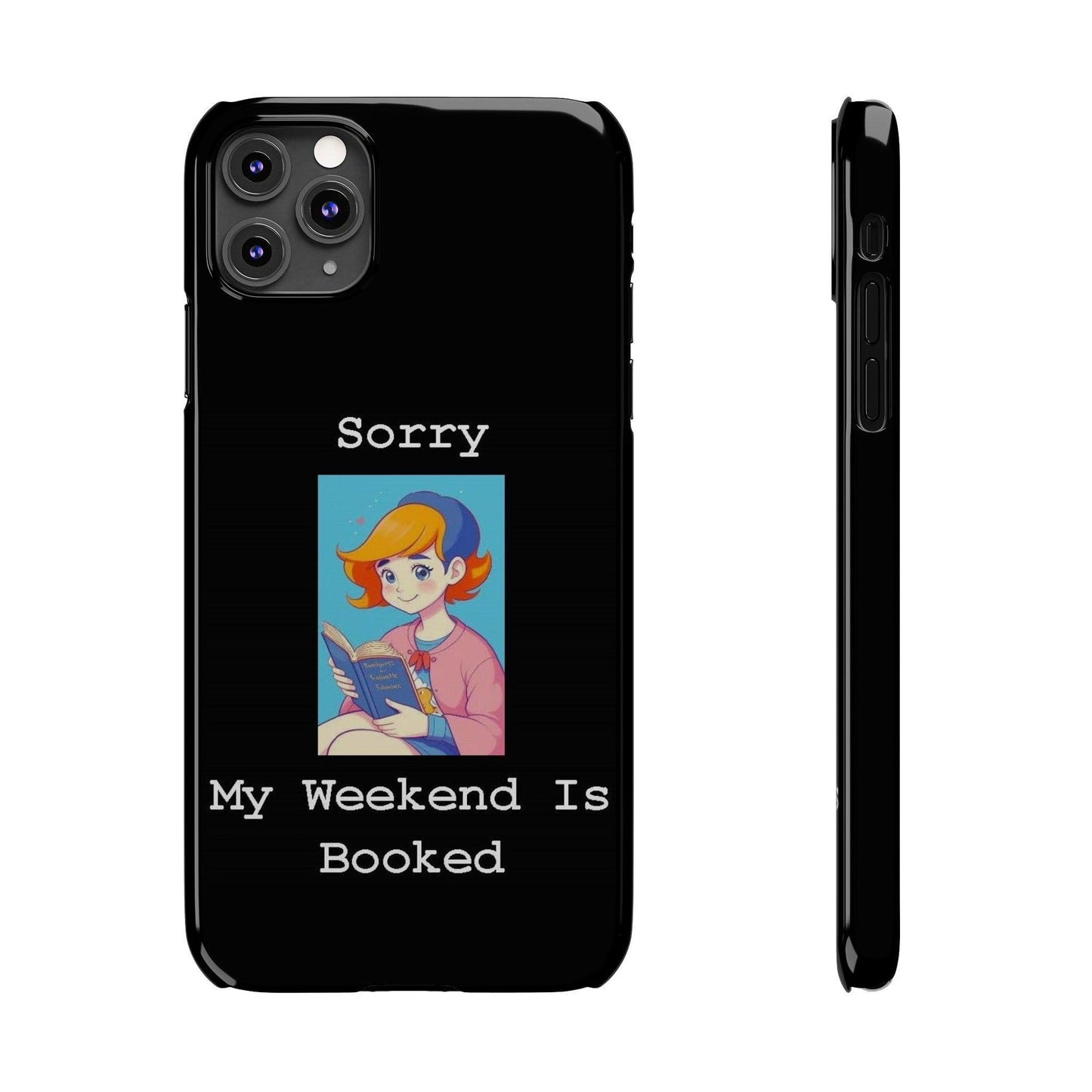 Booked 1 (Black) - Slim Phone Cases - Better Mode