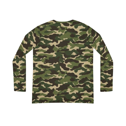 Camo Long Sleeve V-neck Shirt