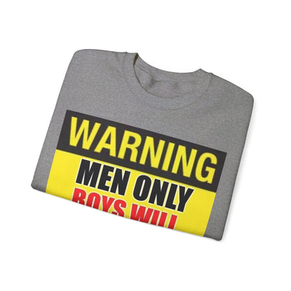 Warning Boys Shot Down - Unisex Heavy Blend™ Crewneck Sweatshirt